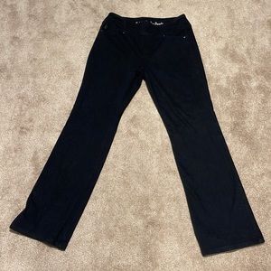 Belle by Kim Gravel size 14T Black straight leg jeggings
